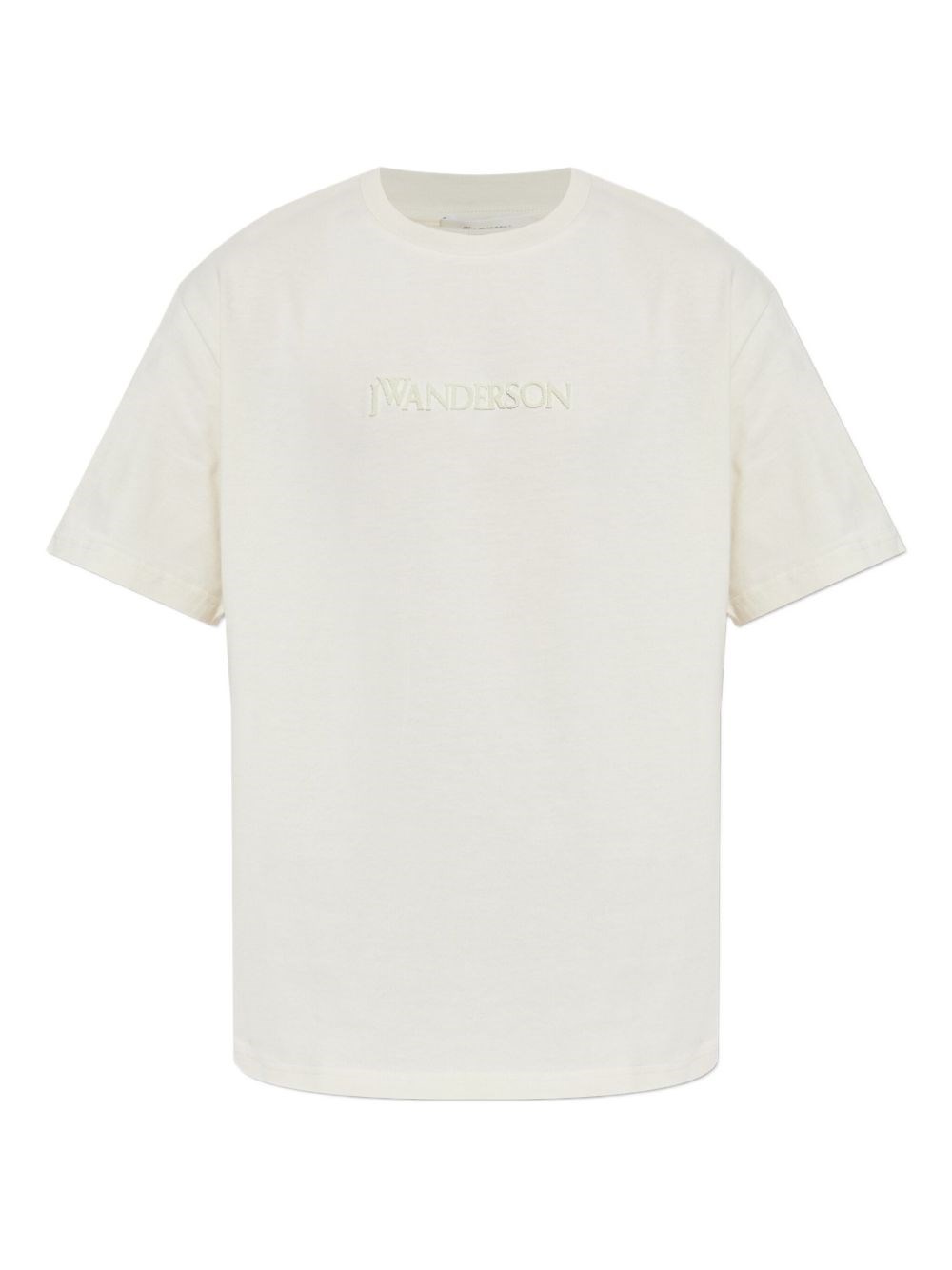 Jw Anderson Short-sleeve T-shirt With Logo In White