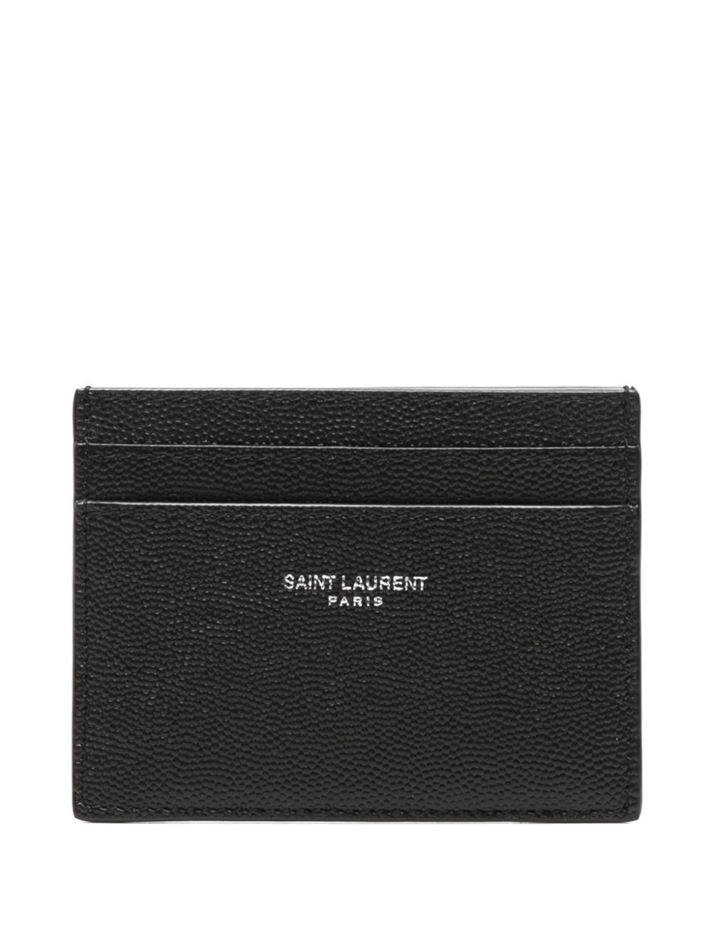 Saint Laurent Credit Card Holder With Logo