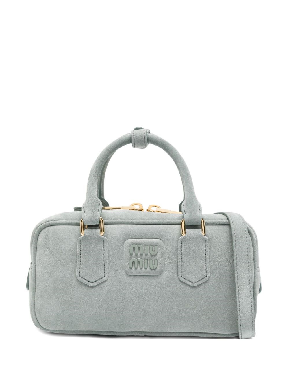 Arcadie Suede Leather Handbag - Miu Miu - Modalova