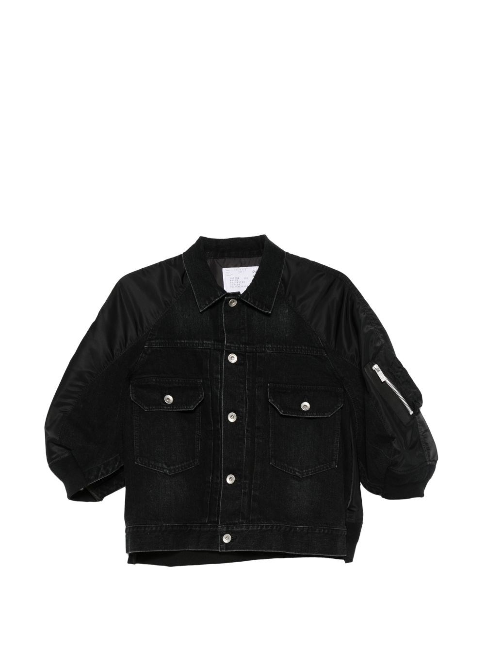 Sacai Nylon And Denim Jacket