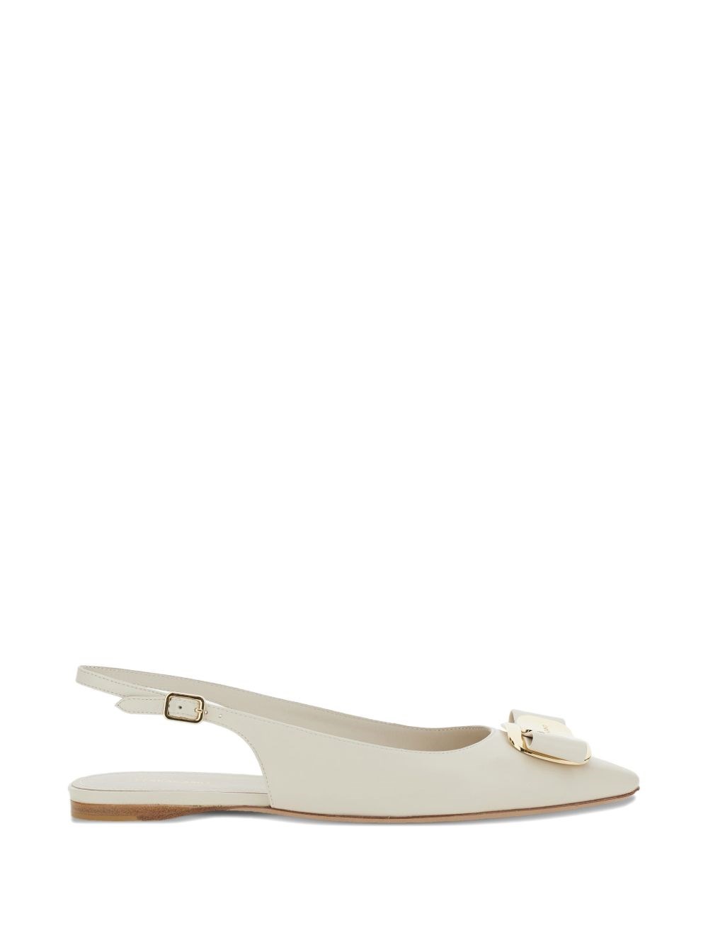 Ferragamo Leather Slingback Pumps