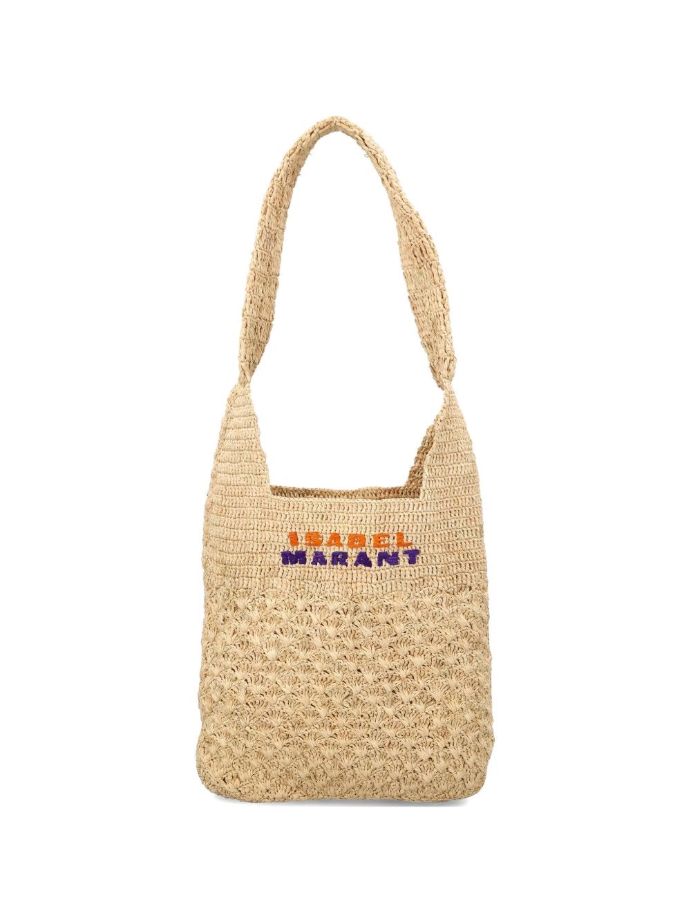 Isabel Marant Praia Small Rafia Tote In Sand