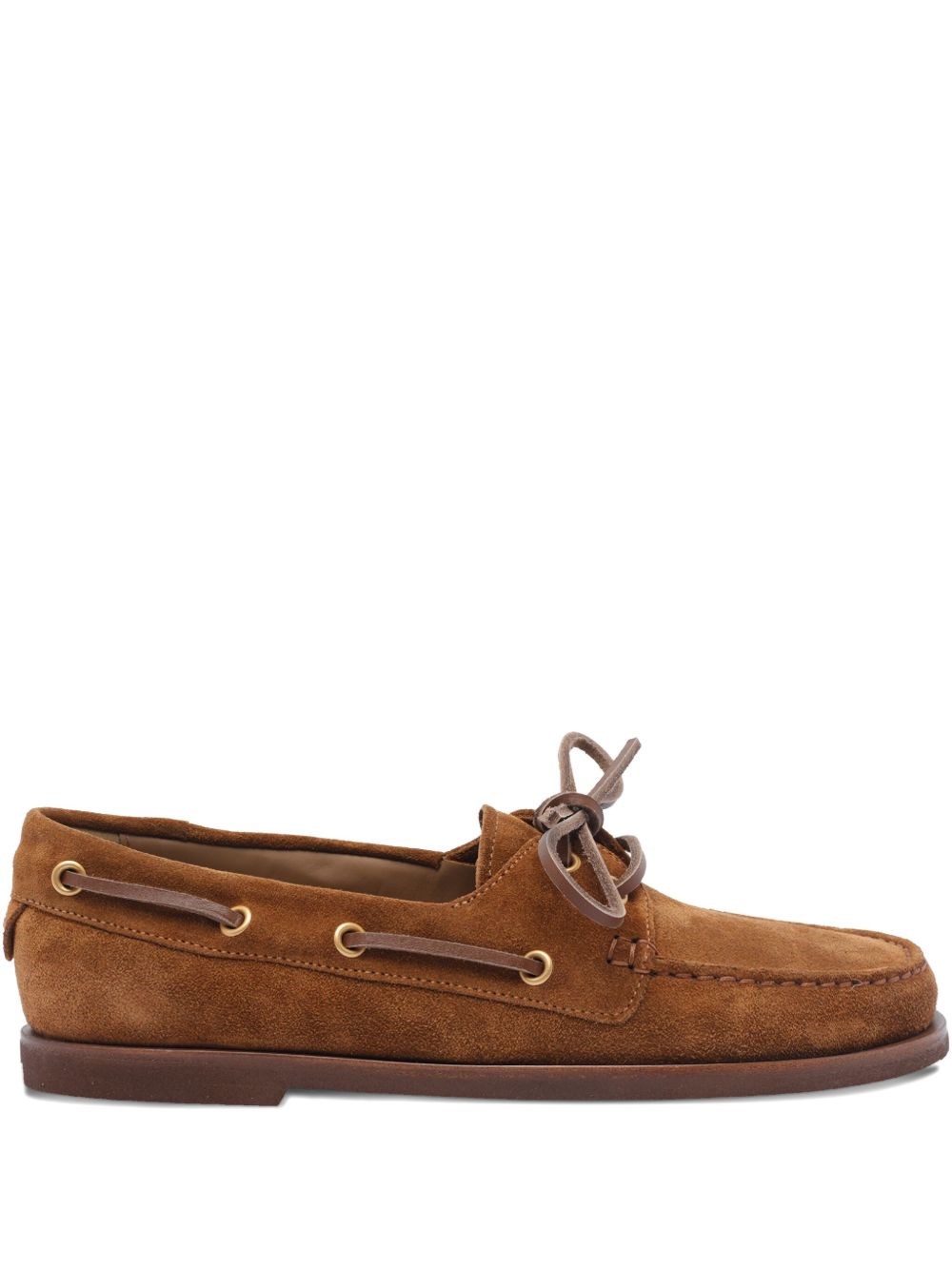 Gianvito Rossi Vandée Suede Leather Loafers