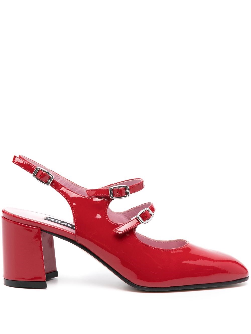 CAREL PARIS Banana Patent Leather Pumps