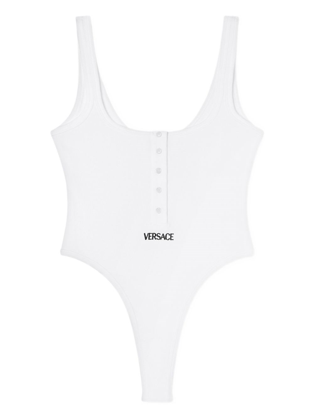 Versace Logo Cotton Bodysuit