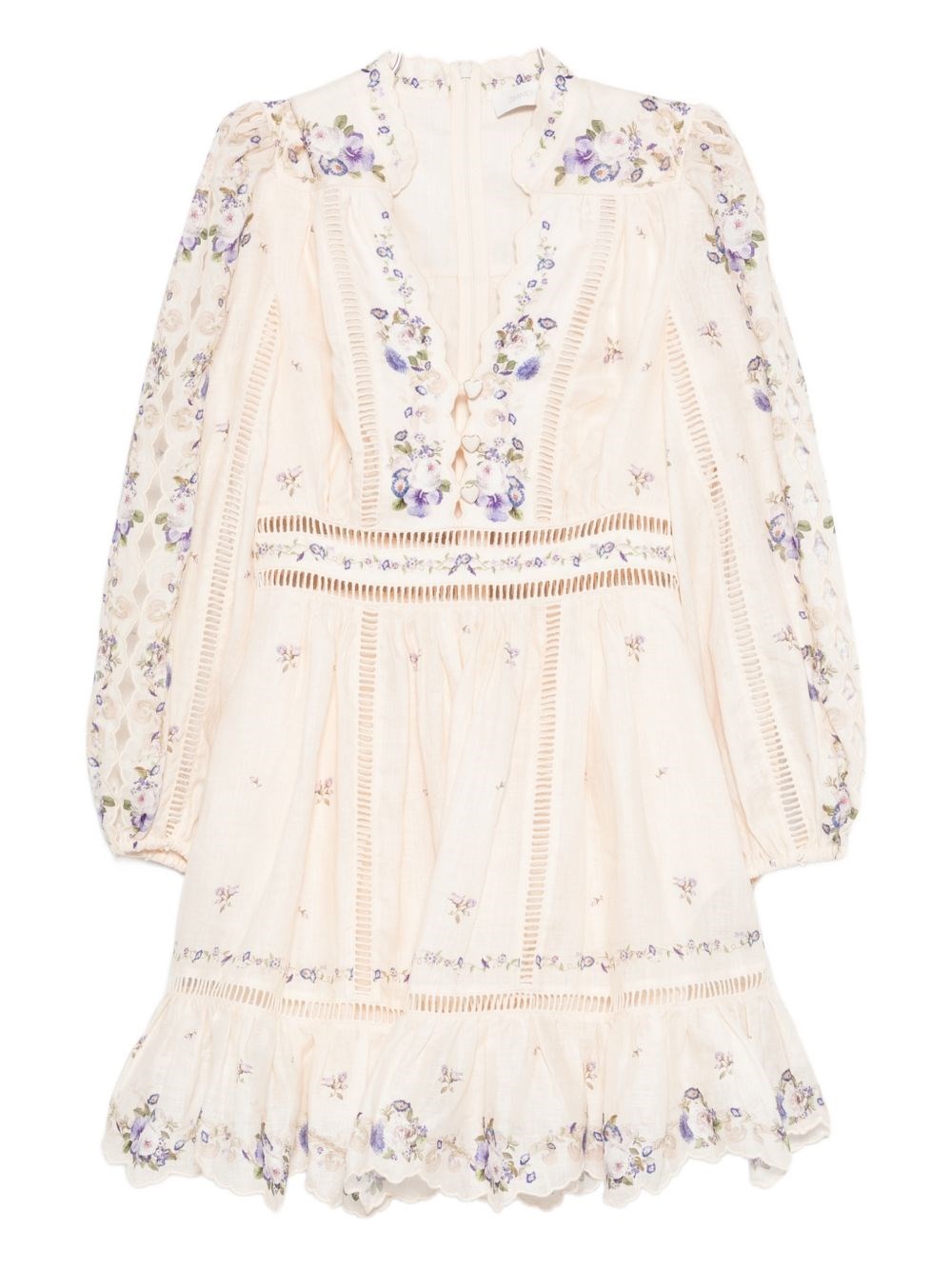 Zimmermann Patience Linen Mini Dress