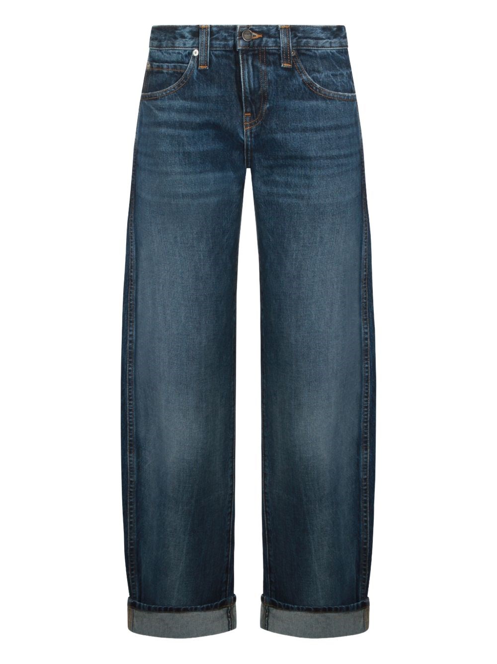 Khaite Karo Denim Cotton Jeans In Blue