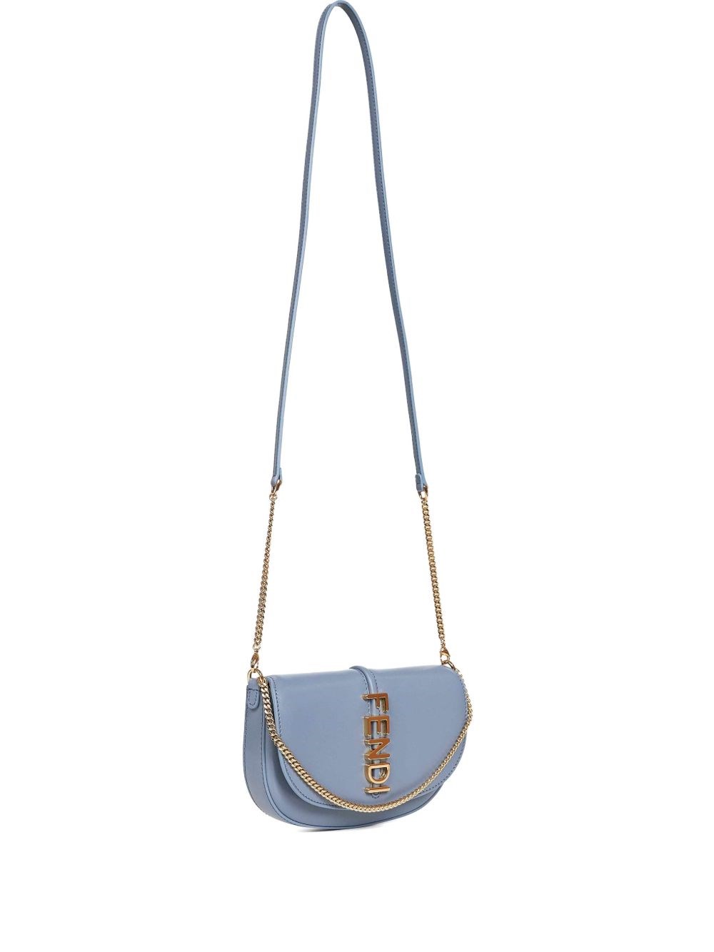 Fendi Fendigraphy Leather Mini Bag
