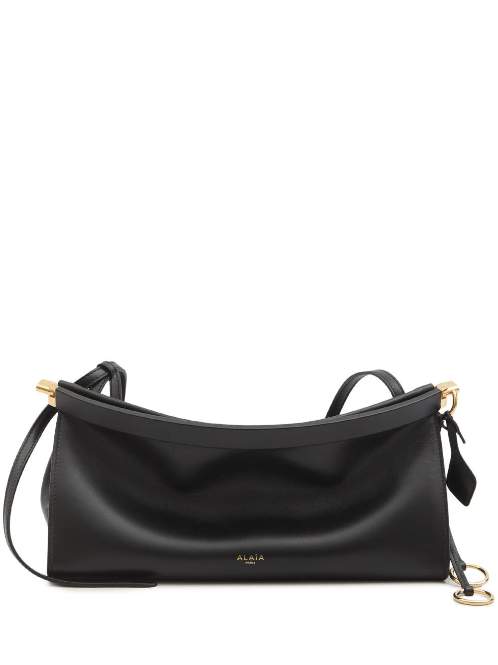 Ala�a Le Click East West Medium Leather Shoulder Bag