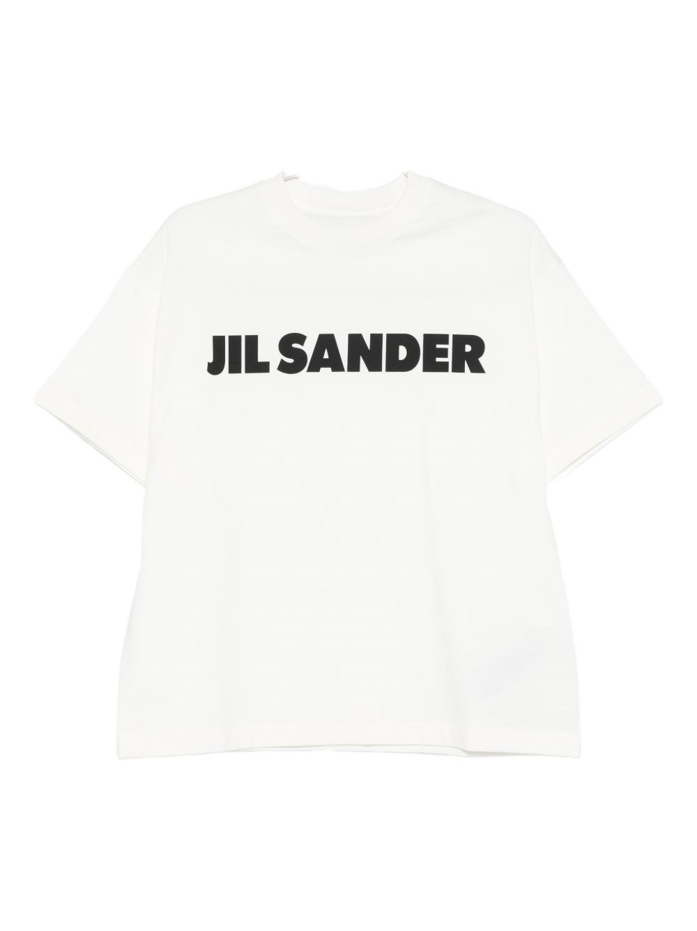 Jil Sander Women Ivory Cotton Oversize T-shirt In White