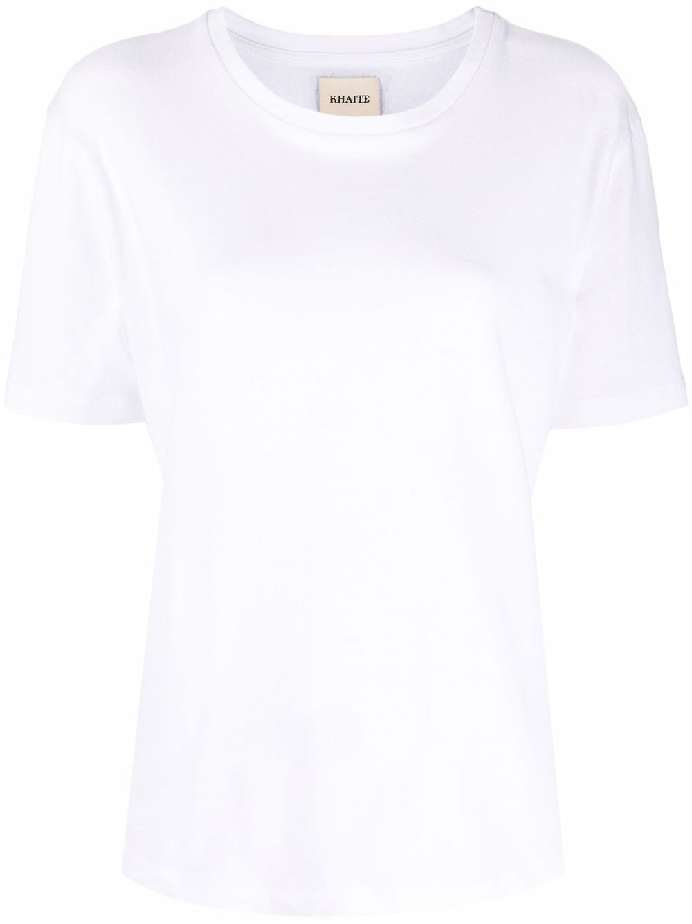 Khaite Cotton T-shirt In White
