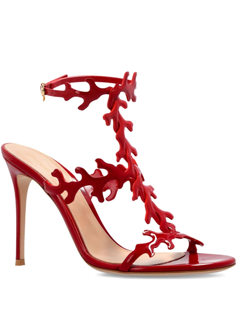 Gianvito Rossi Ocean Leather Heel Sandals