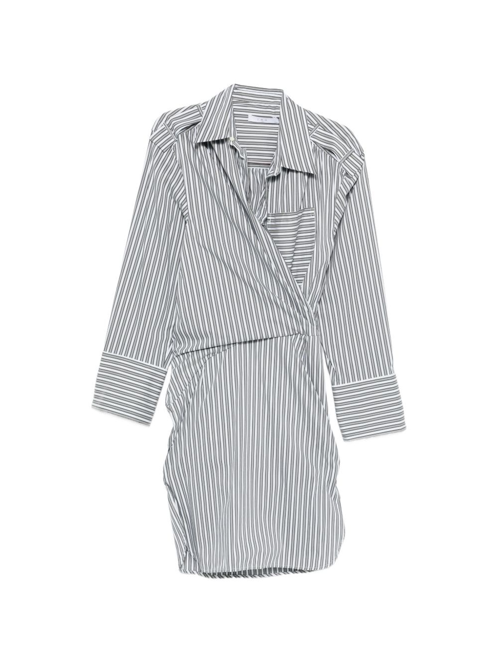 Iro Lazul Striped Cotton Dress Iro Lazul Striped Cotton Dress