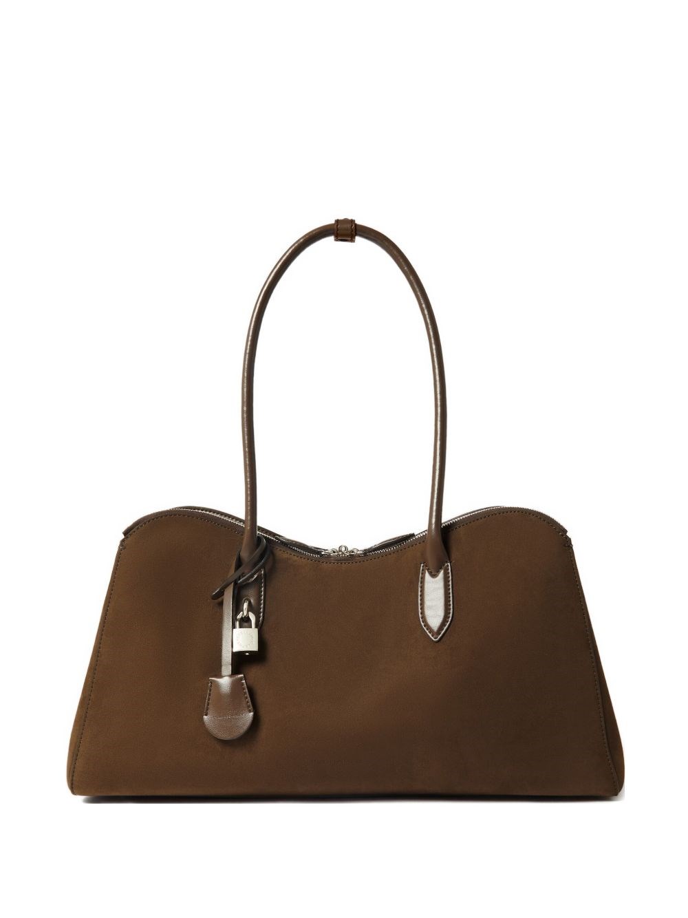 Stella Mccartney Ryder Shoulder Bag Structured Shape In Brown