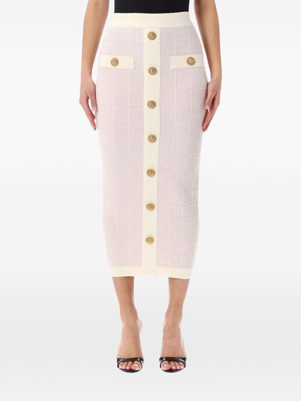 Tweed Long Skirt
