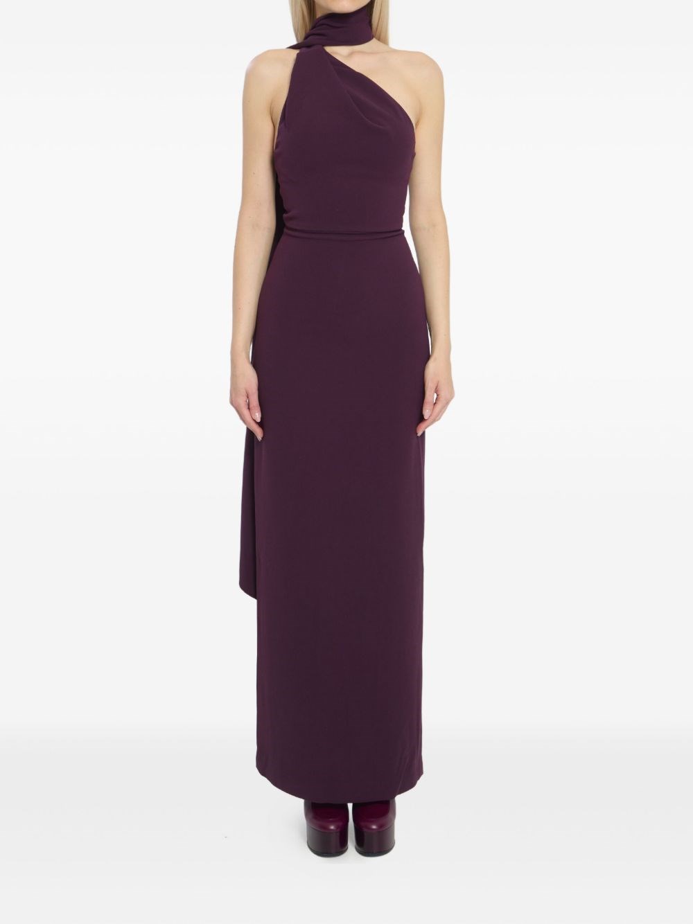 Solace London Demi Maxi Dress In Red