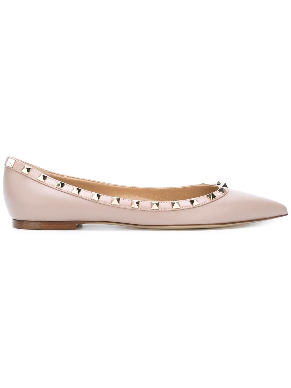 Valentino Garavani Rockstud Leather Ballets