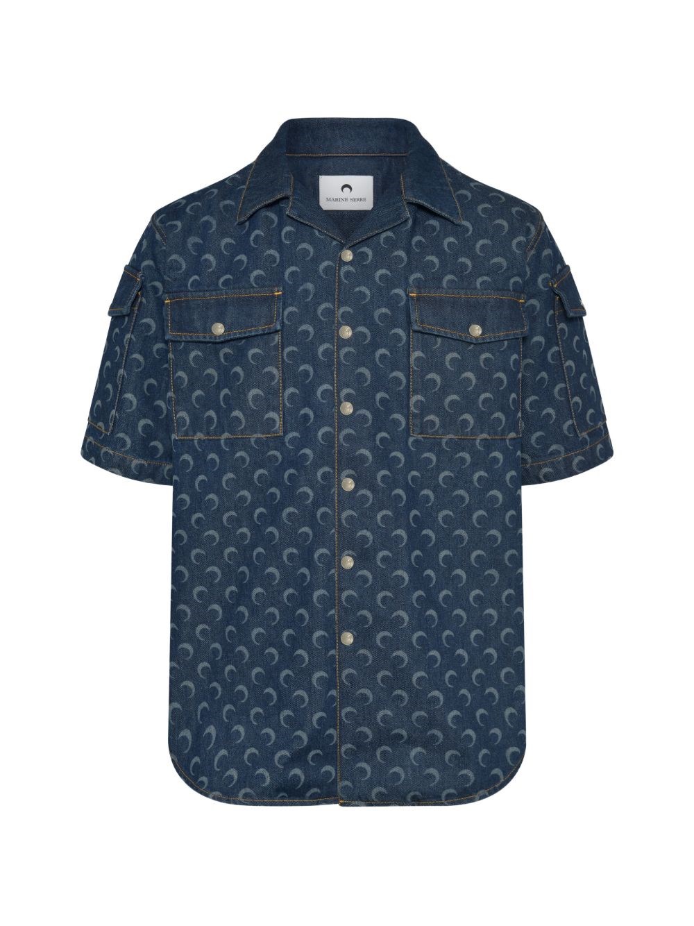 MARINE SERRE Moon Denim Shirt
