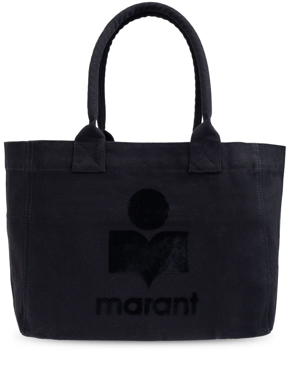 Isabel Marant Yenky Zipped Canvas Tote In Black