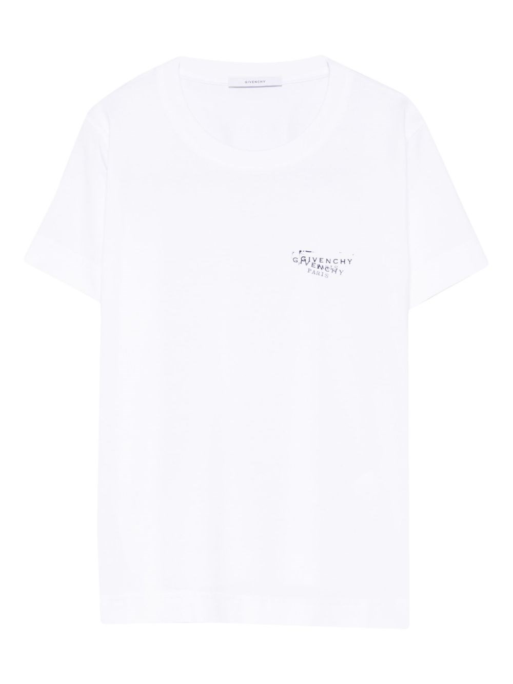 Givenchy Logo-print Fitted T-shirt Clothing In White