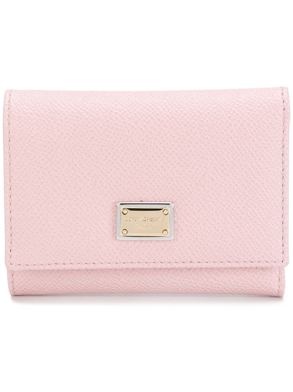 Dolce & Gabbana Leather Flap French Wallet