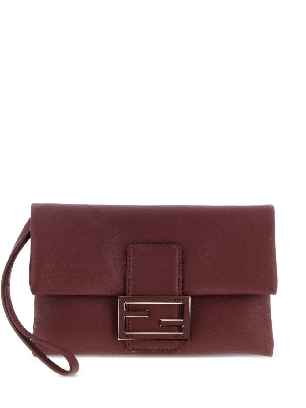Fendi Mamma Baguette Leather Pouch