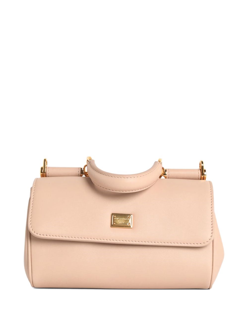 Dolce & Gabbana My Sicily Leather Handbag In Pink