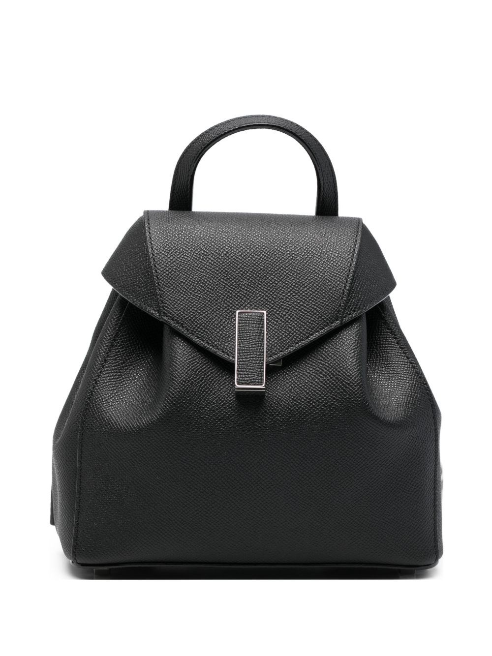 Valextra Iside Mini Leather Backpack In Black