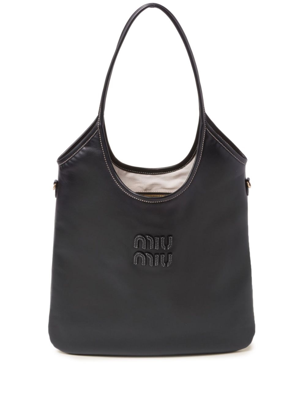 Miu Miu Ivy Leather Shoulder Bag - Miu Miu - Modalova
