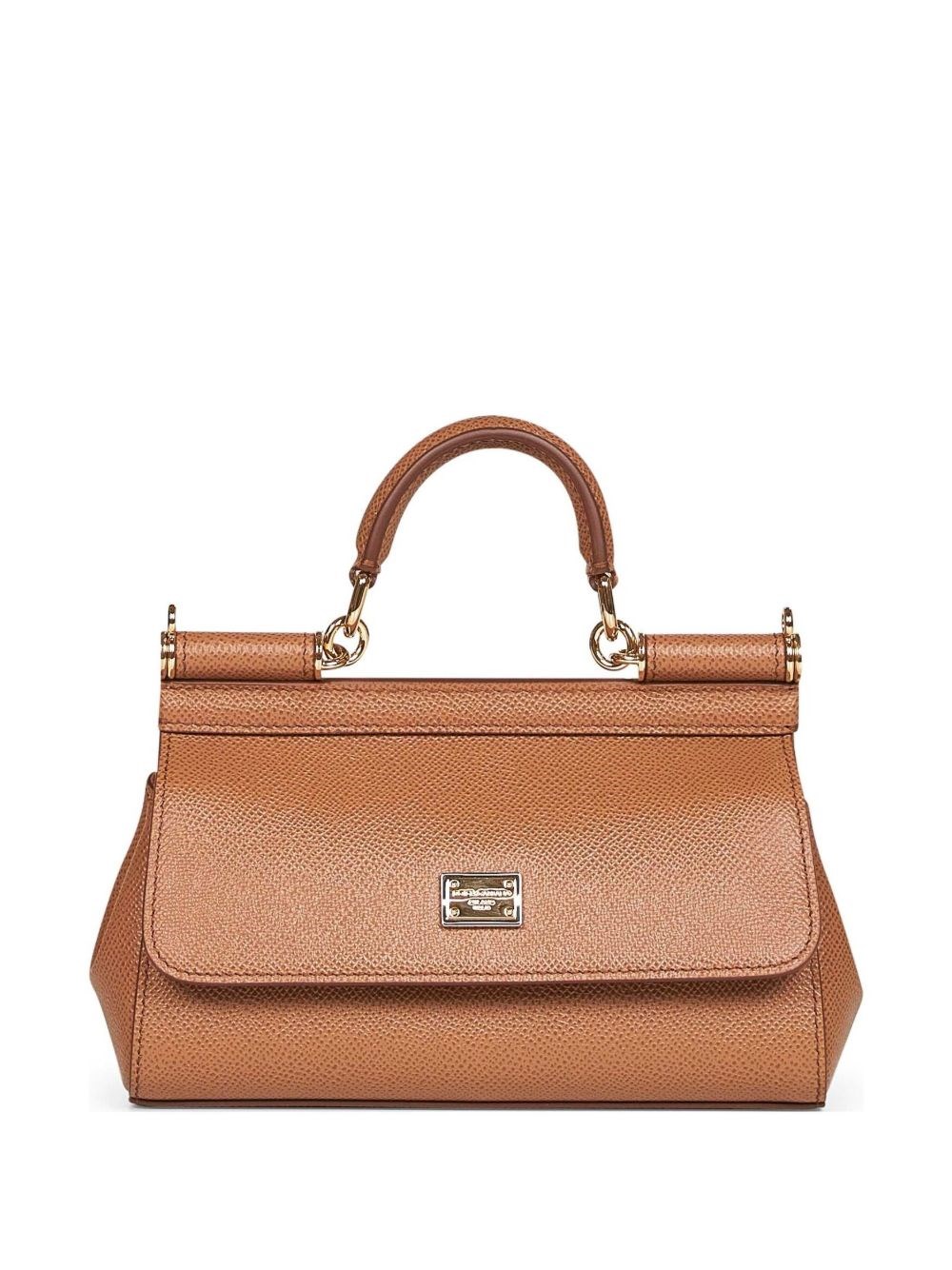 Dolce & Gabbana Sicily Small Leather Handbag
