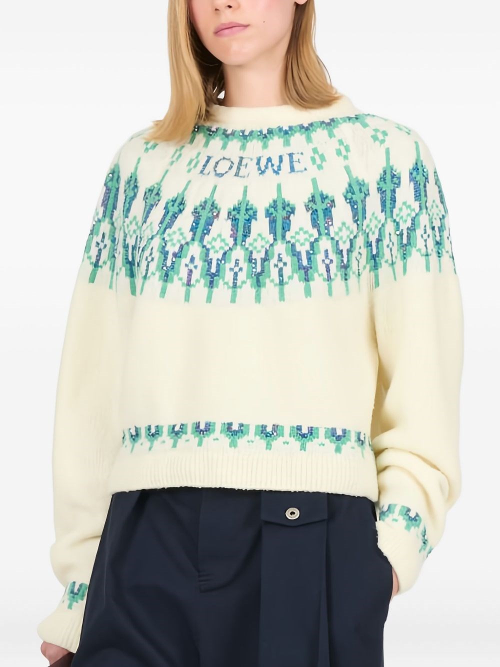 Loewe Wool Blend Crewneck Sweater