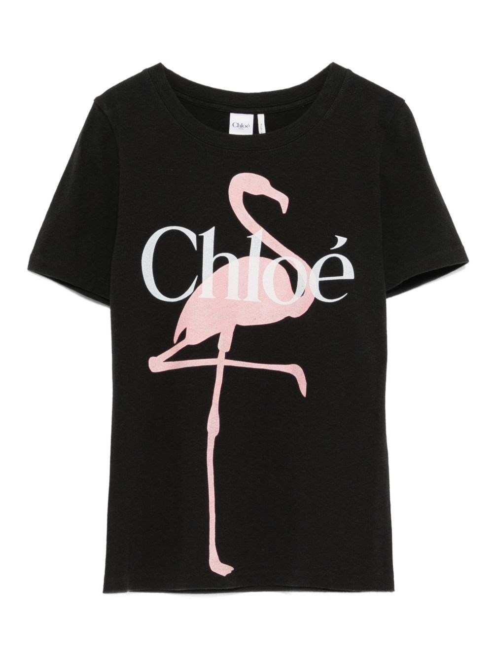 Chloé Baby Fit Logo T-shirt In Cotton Jersey In Black