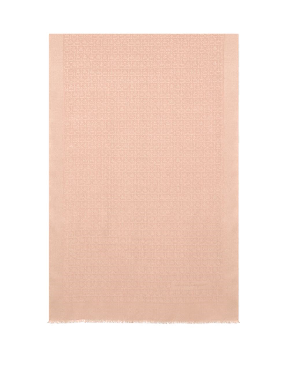 Ferragamo Gancini Silk And Wool Stole