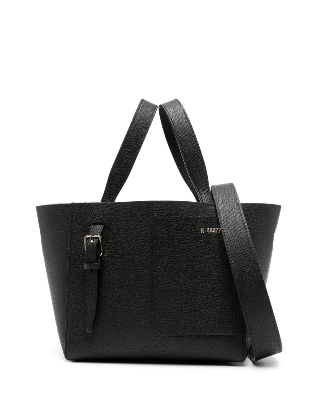 Valextra Mini Leather Bucket Bag