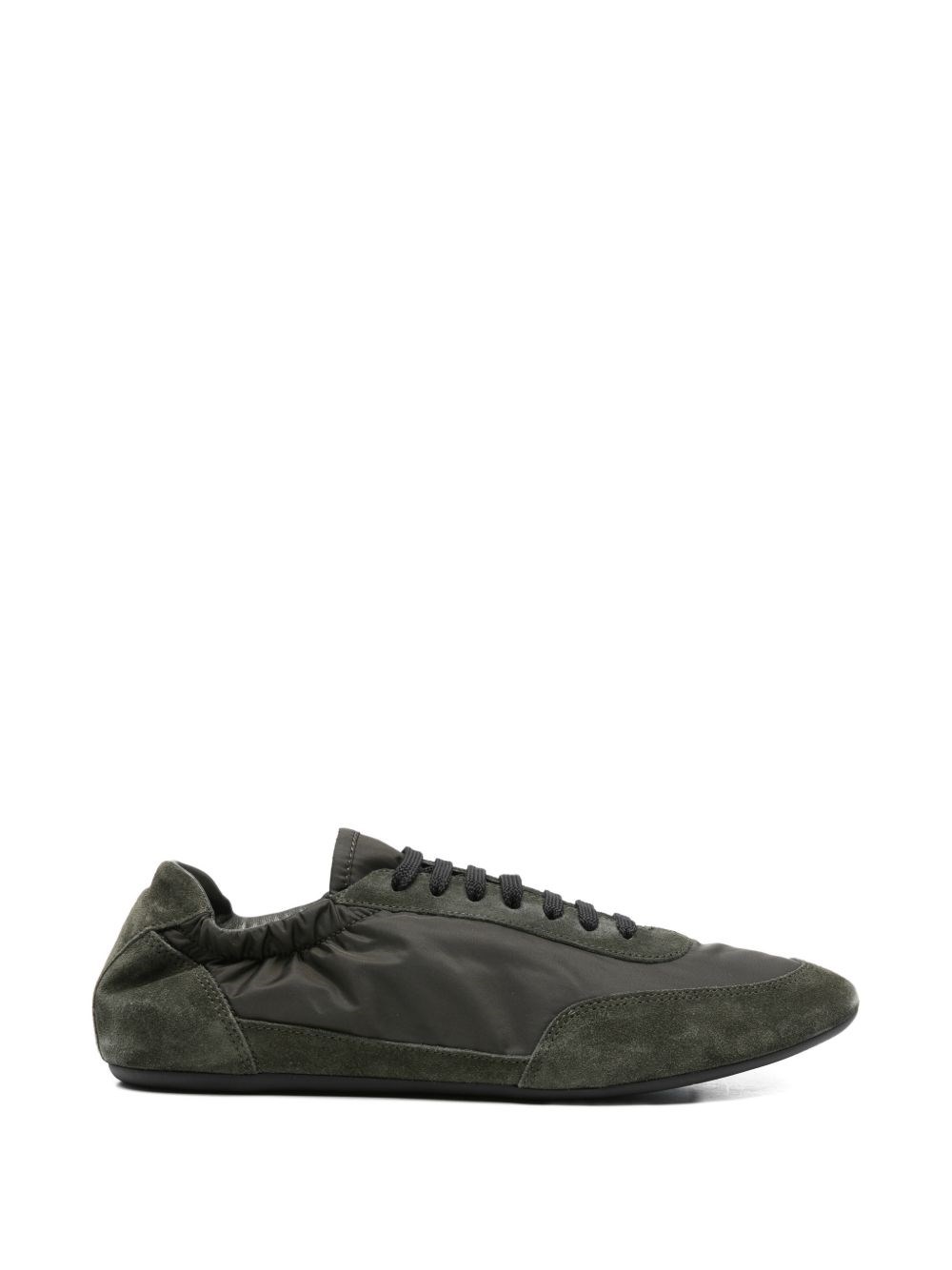Prada Collapse Re-Nylon And Suede Sneakers