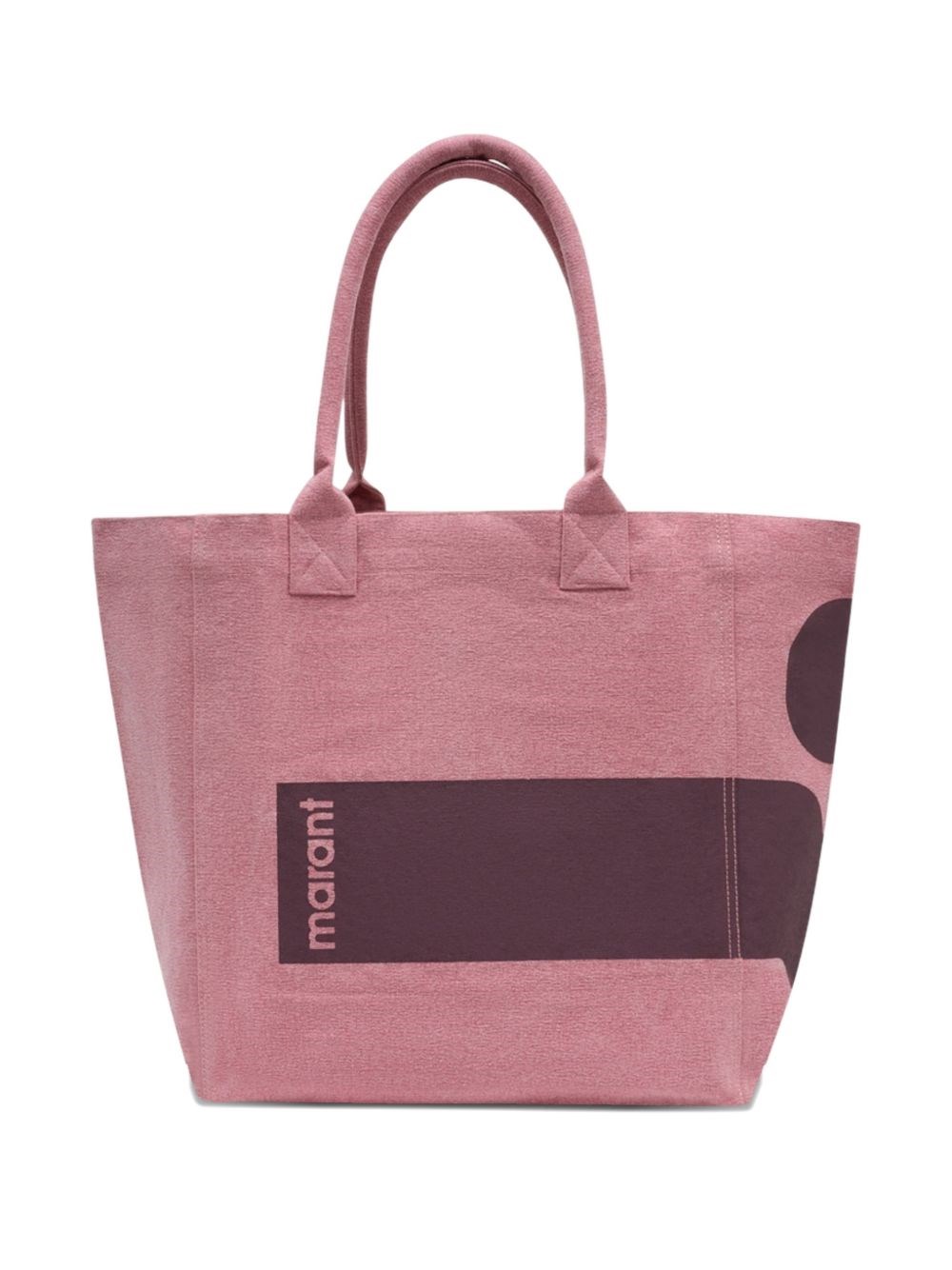 Isabel Marant Yenky Cotton Tote Bag In Pink