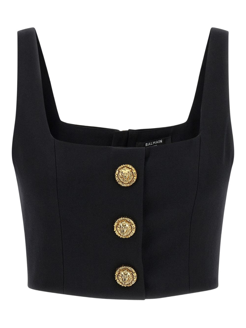 Balmain Wool Brassiere Top