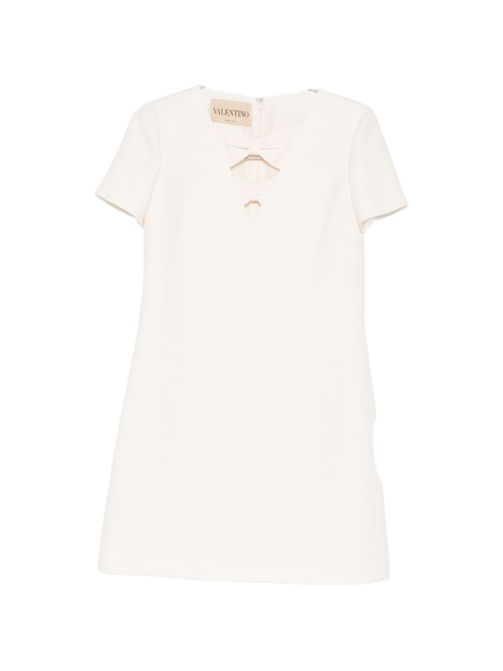 Valentino Wool And Silk Blend Short Dress