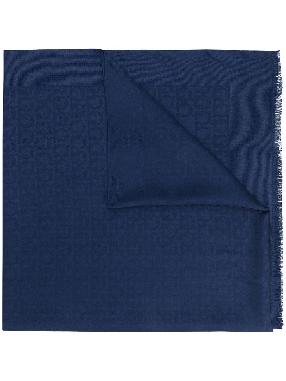 Ferragamo Gancini Silk And Wool Stole