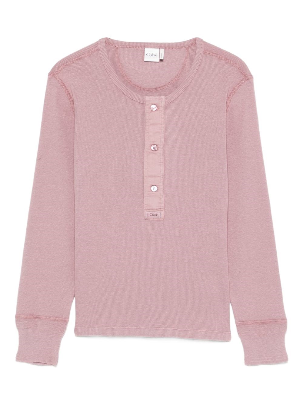Chlo� Cotton Crewneck Sweater