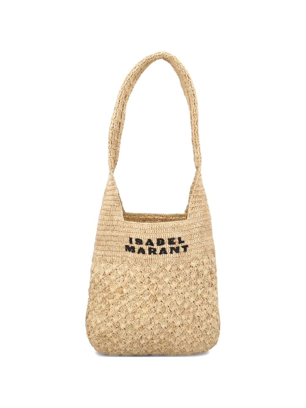 Isabel Marant Praia Small Rafia Tote In Sand