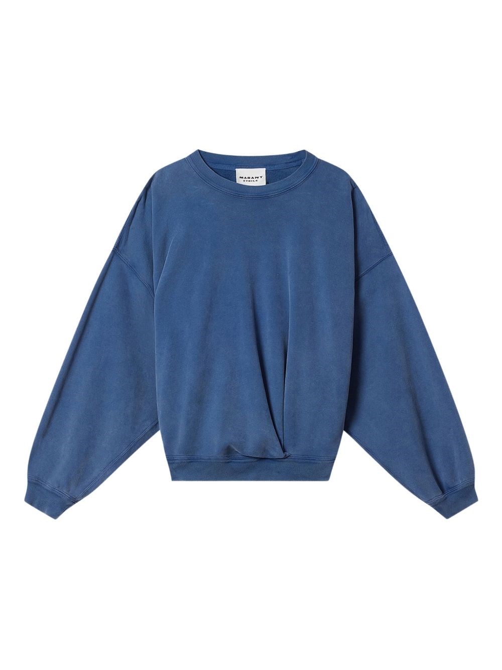 Isabel Marant Étoile Marant Etoile Cotton Crewneck Sweatshirt In Blue