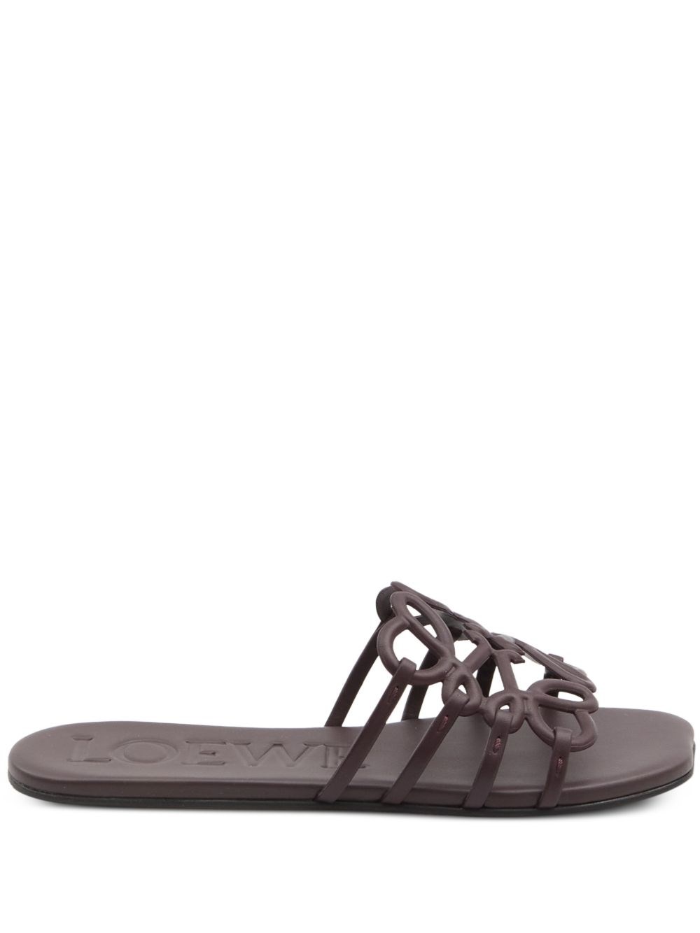 Loewe Petal Anagram Leather Sandals