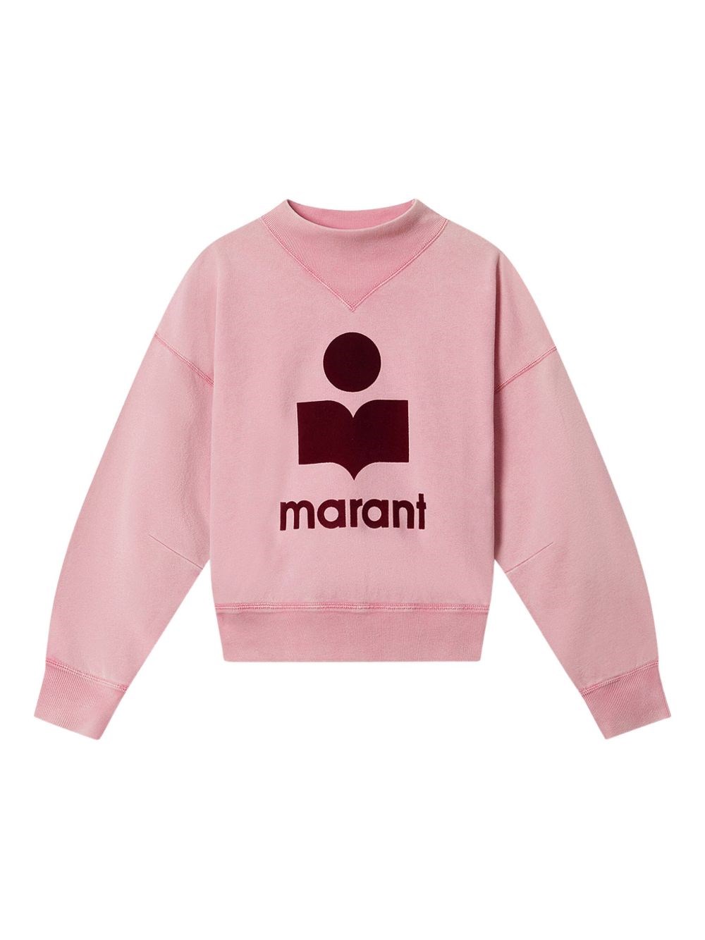 Isabel Marant Étoile Marant Etoile Moby Cotton Sweatshirt In Pink