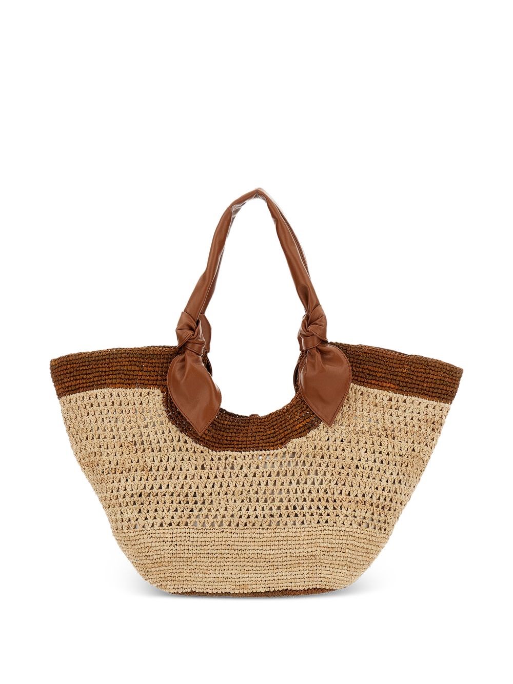 Hereu Fonol Rafia Tote In Brown
