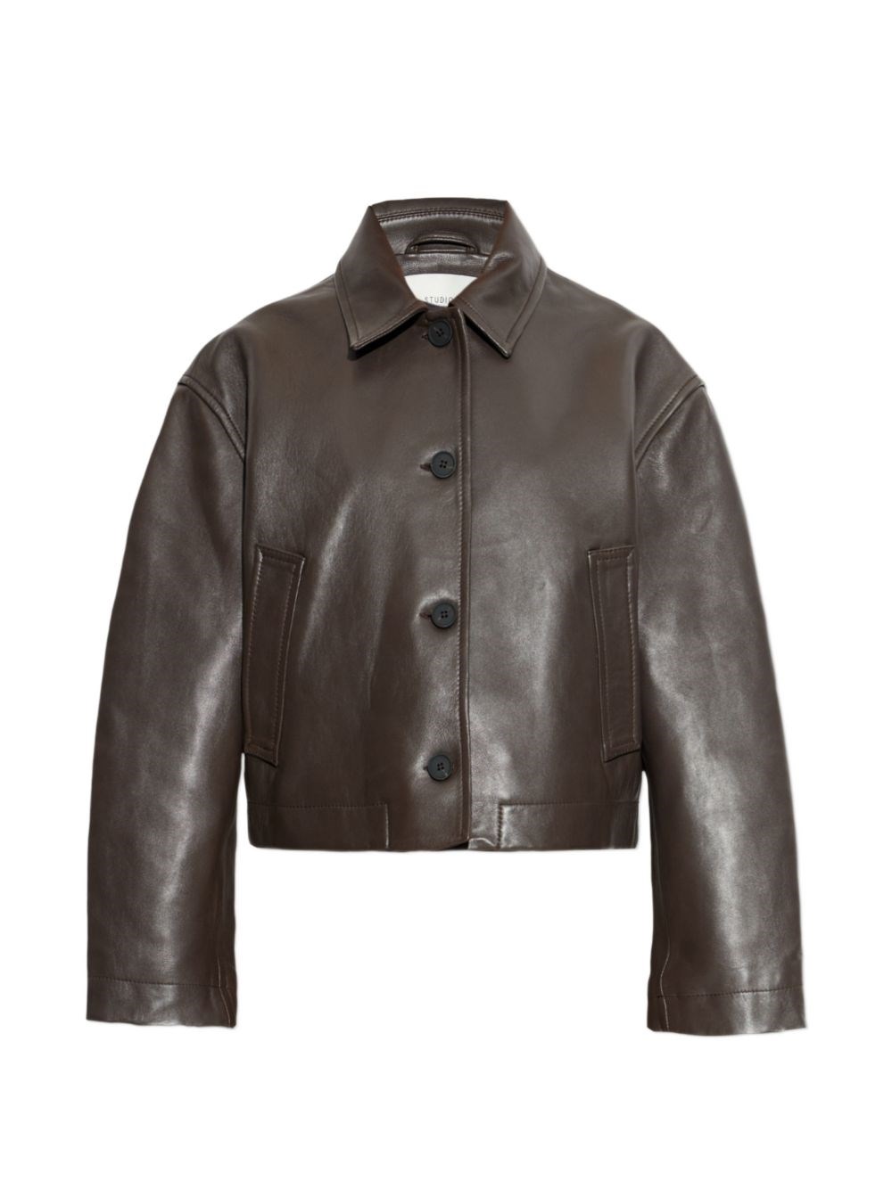 STUDIO NICHOLSON Hain Leather Jacket