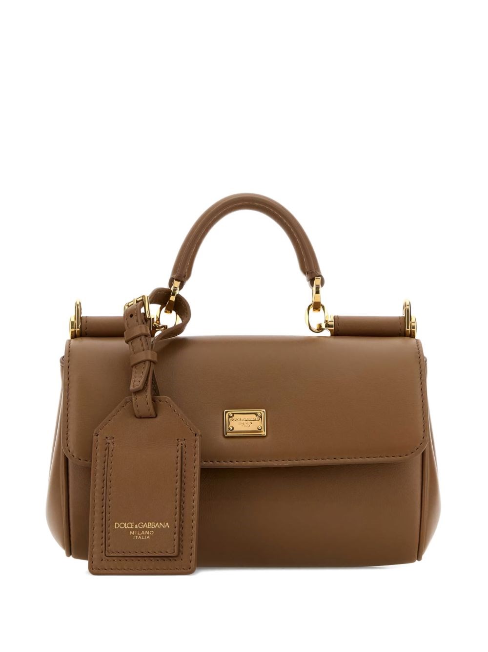Dolce & Gabbana My Sicily Leather Handbag