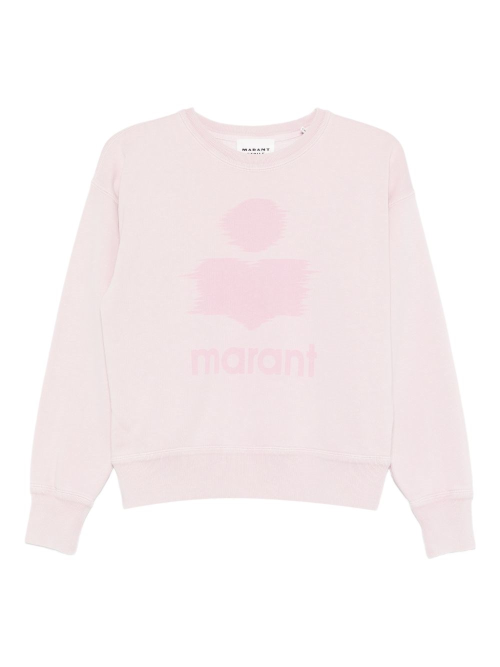 Isabel Marant Étoile Marant Etoile Mobyli Cotton Sweatshirt In Pink