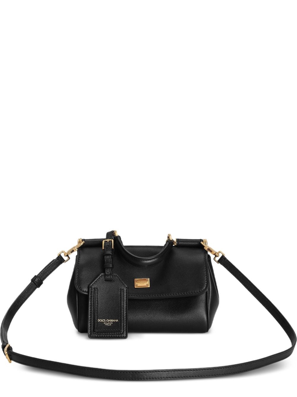 Dolce & Gabbana My Sicily Leather Handbag