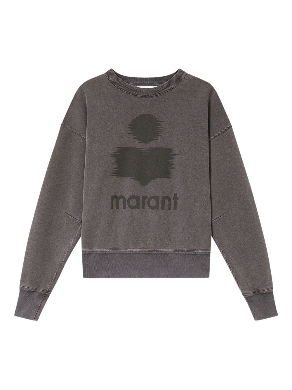 Isabel Marant Étoile Marant Etoile Mobyli Cotton Sweatshirt In Gray